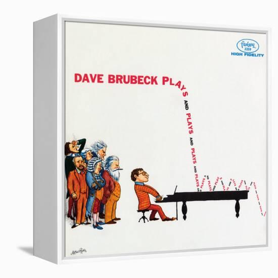 Dave Brubeck - Plays and Plays and Plays-null-Framed Stretched Canvas