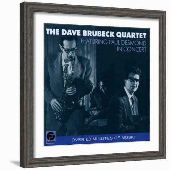 Dave Brubeck Quartet - Featuring Paul Desmond in Concert--Framed Art Print