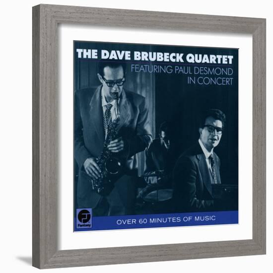 Dave Brubeck Quartet - Featuring Paul Desmond in Concert--Framed Art Print