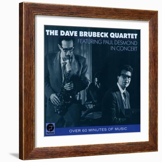 Dave Brubeck Quartet - Featuring Paul Desmond in Concert--Framed Art Print