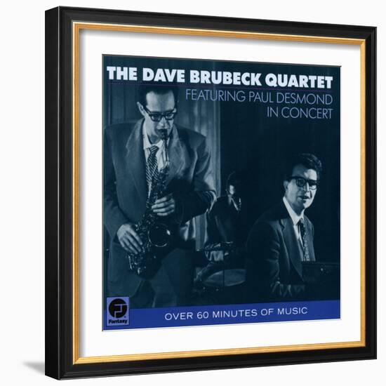 Dave Brubeck Quartet - Featuring Paul Desmond in Concert--Framed Art Print