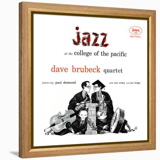 Dave Brubeck Quartet - Jazz at College of the Pacific-null-Framed Stretched Canvas