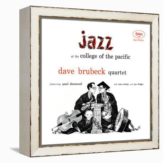 Dave Brubeck Quartet - Jazz at College of the Pacific-null-Framed Stretched Canvas