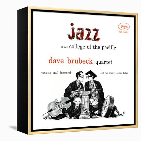 Dave Brubeck Quartet - Jazz at College of the Pacific-null-Framed Stretched Canvas