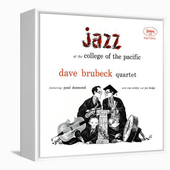 Dave Brubeck Quartet - Jazz at College of the Pacific-null-Framed Stretched Canvas