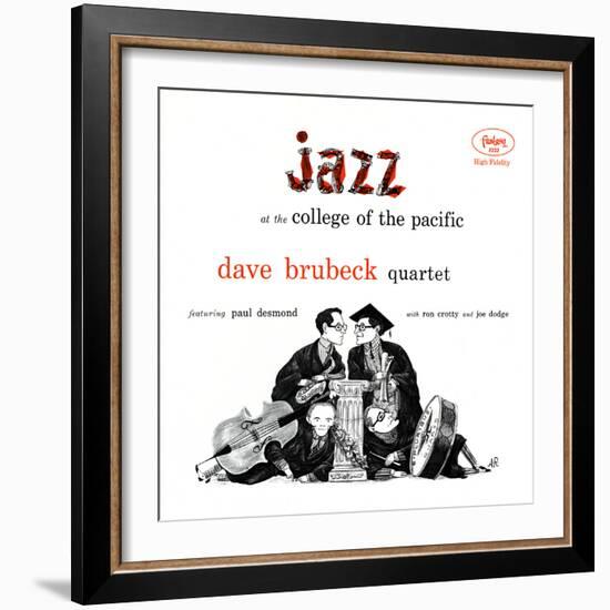 Dave Brubeck Quartet - Jazz at College of the Pacific-null-Framed Art Print