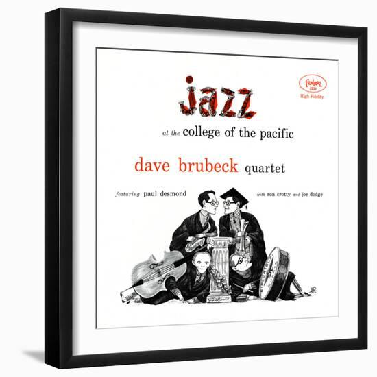 Dave Brubeck Quartet - Jazz at College of the Pacific--Framed Art Print