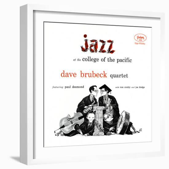 Dave Brubeck Quartet - Jazz at College of the Pacific-null-Framed Art Print