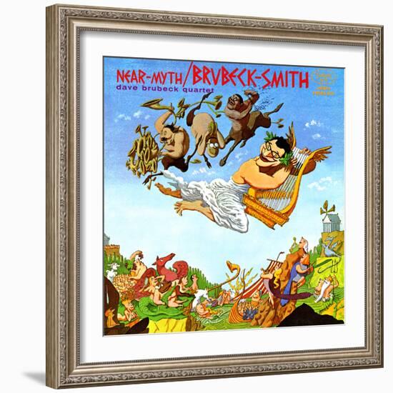 Dave Brubeck Quartet - Near-Myth-null-Framed Art Print