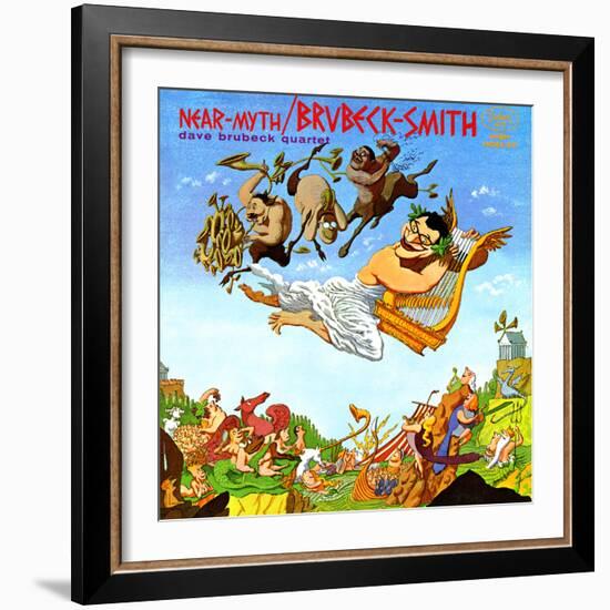 Dave Brubeck Quartet - Near-Myth-null-Framed Art Print