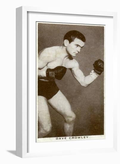 Dave Crowley, British Boxer, 1938-null-Framed Giclee Print