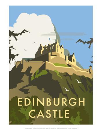 Edinburgh Castle   Print  Poster 