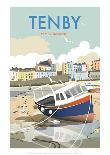 Tenby - Dave Thompson Contemporary Travel Print-Dave Thompson-Giclee Print