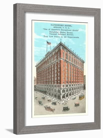 Davenport Hotel, Spokane, Washington-null-Framed Art Print