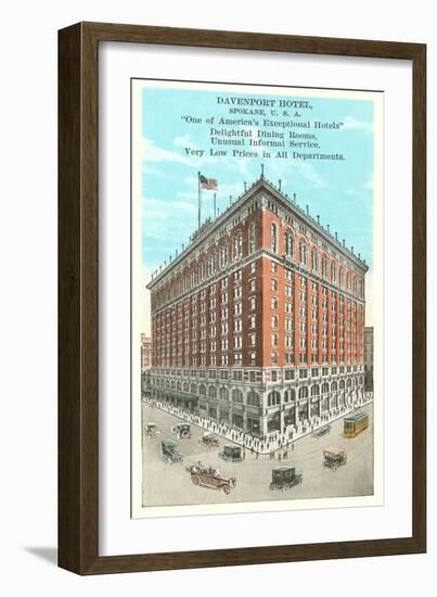 Davenport Hotel, Spokane, Washington-null-Framed Art Print