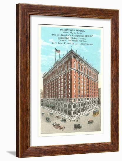 Davenport Hotel, Spokane, Washington-null-Framed Art Print