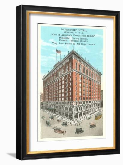 Davenport Hotel, Spokane, Washington-null-Framed Art Print