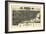 Davenport, Iowa - Panoramic Map-Lantern Press-Framed Art Print