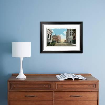 Davenport Iowa Views Of The Third And Brady Streets Art Print By