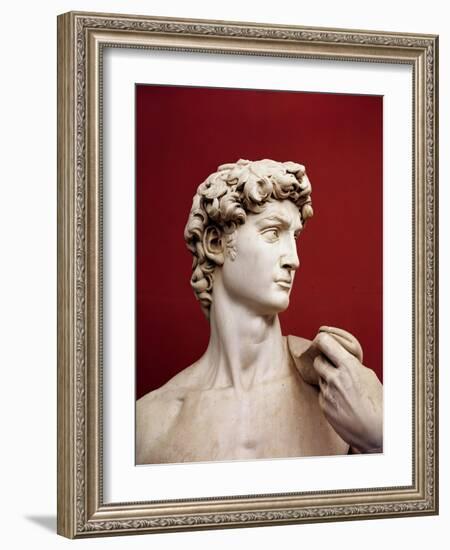 David, 1501-04-Michelangelo Buonarroti-Framed Giclee Print