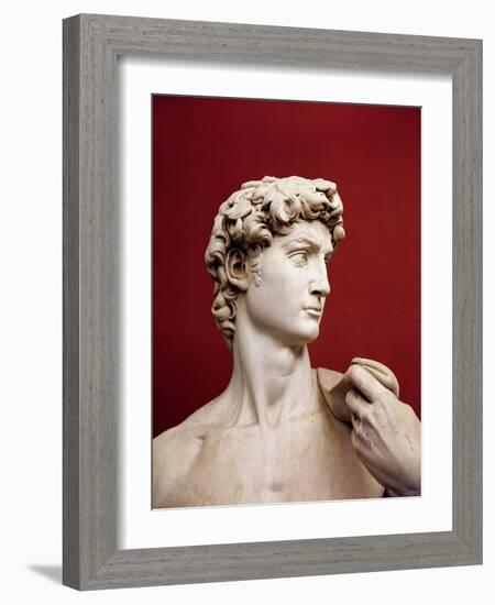 David, 1501-04-Michelangelo Buonarroti-Framed Giclee Print