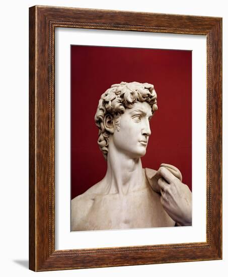 David, 1501-04-Michelangelo Buonarroti-Framed Giclee Print