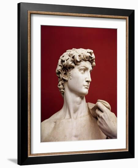 David, 1501-04-Michelangelo Buonarroti-Framed Giclee Print