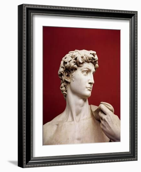 David, 1501-04-Michelangelo Buonarroti-Framed Giclee Print