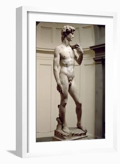 David, 1501-4-Michelangelo Buonarroti-Framed Giclee Print