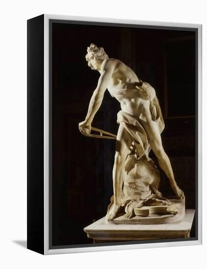 David, 1622-24, marble-Gian Lorenzo Bernini-Framed Premier Image Canvas