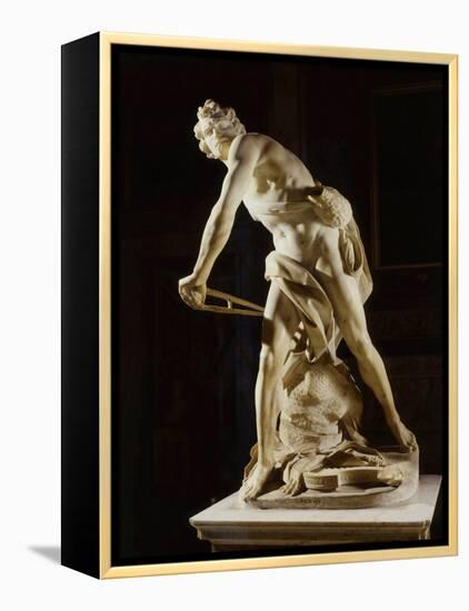 David, 1622-24, marble-Gian Lorenzo Bernini-Framed Premier Image Canvas