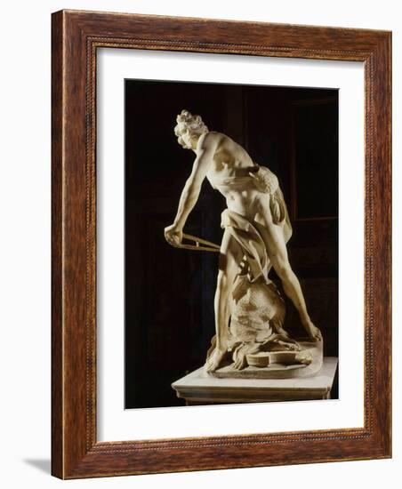 David, 1622-24, marble-Gian Lorenzo Bernini-Framed Photographic Print