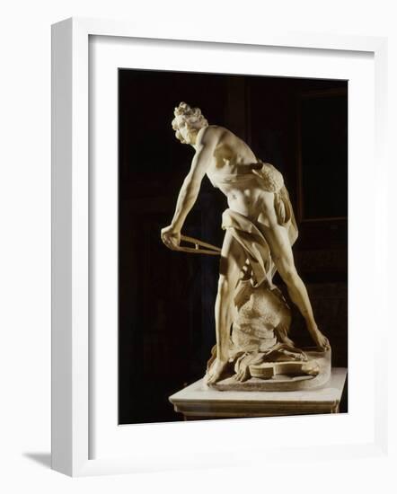 David, 1622-24, marble-Gian Lorenzo Bernini-Framed Photographic Print