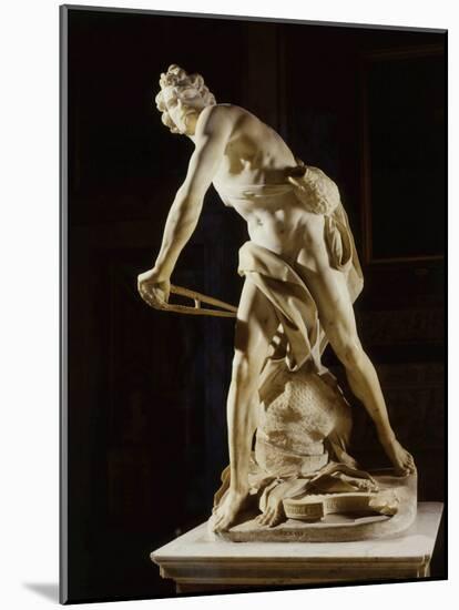 David, 1622-24, marble-Gian Lorenzo Bernini-Mounted Photographic Print