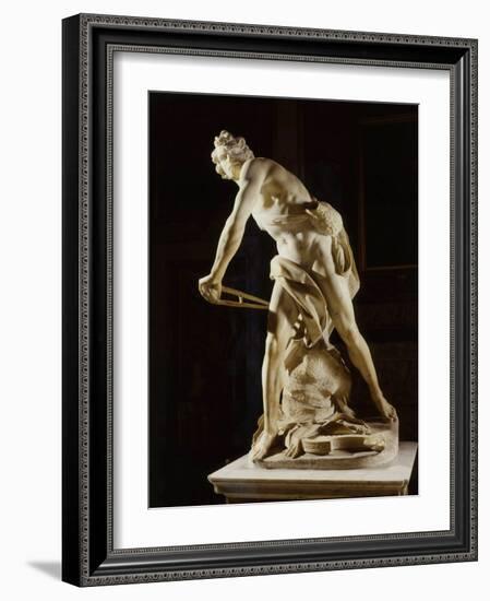 David, 1622-24, marble-Gian Lorenzo Bernini-Framed Photographic Print