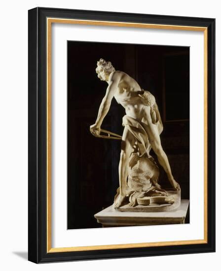 David, 1622-24, marble-Gian Lorenzo Bernini-Framed Photographic Print