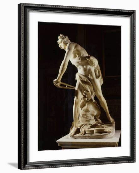 David, 1622-24, marble-Gian Lorenzo Bernini-Framed Photographic Print