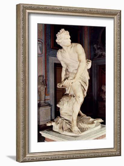 David, 1623-24-Giovanni Lorenzo Bernini-Framed Giclee Print