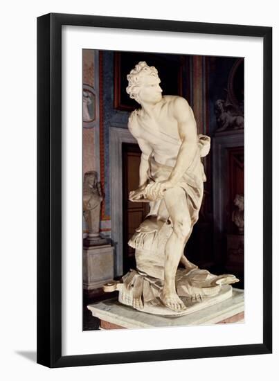 David, 1623-24-Giovanni Lorenzo Bernini-Framed Giclee Print