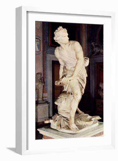 David, 1623-24-Giovanni Lorenzo Bernini-Framed Giclee Print