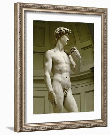 David, 3/4 Profile-Michelangelo Buonarroti-Framed Giclee Print