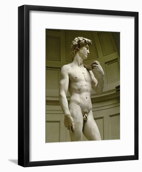 David, 3/4 Profile-Michelangelo Buonarroti-Framed Giclee Print