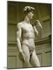 David, 3/4 Profile-Michelangelo Buonarroti-Mounted Giclee Print