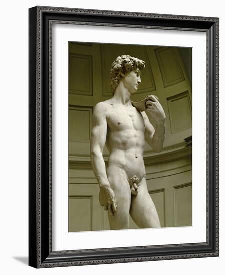 David, 3/4 Profile-Michelangelo Buonarroti-Framed Giclee Print