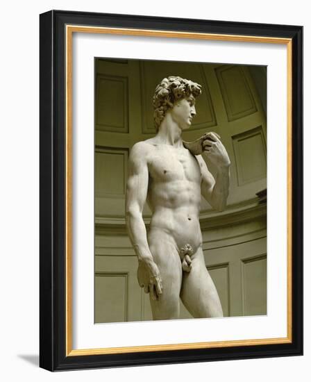 David, 3/4 Profile-Michelangelo Buonarroti-Framed Giclee Print