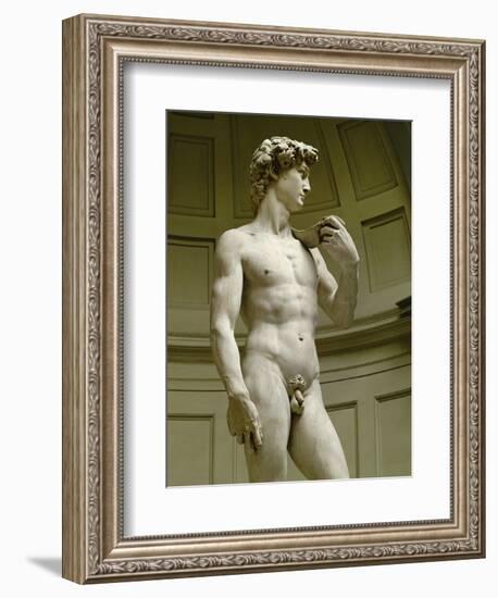 David, 3/4 Profile-Michelangelo Buonarroti-Framed Giclee Print