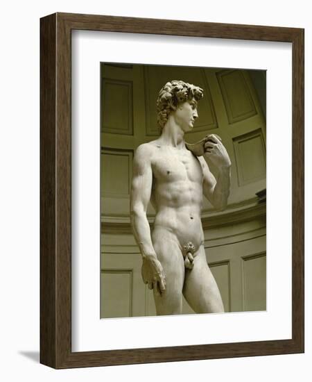 David, 3/4 Profile-Michelangelo Buonarroti-Framed Giclee Print