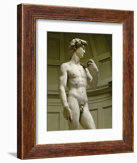 David, 3/4 Profile-Michelangelo Buonarroti-Framed Giclee Print