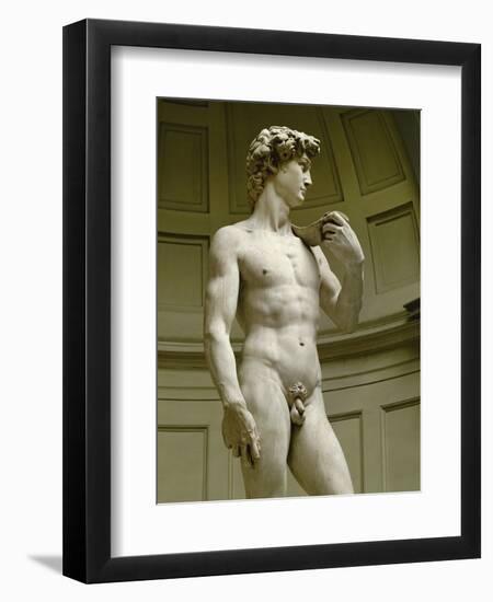 David, 3/4 Profile-Michelangelo Buonarroti-Framed Giclee Print