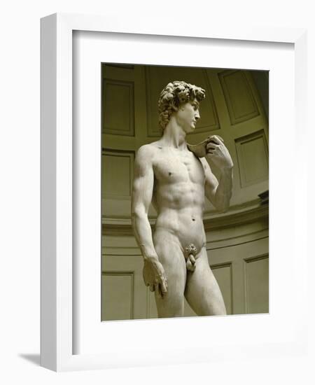 David, 3/4 Profile-Michelangelo Buonarroti-Framed Giclee Print